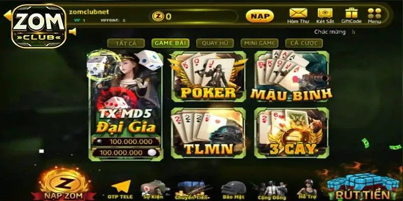 Quá trình phát triển và xây dựng uy tín của cổng game Zomclub