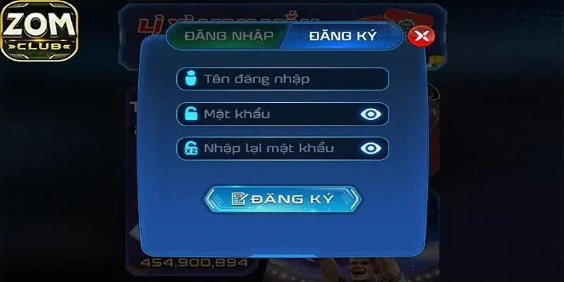 Bước khởi đầu quan trọng bằng việc tạo tài khoản Zomclub 